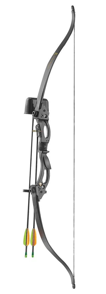 RECREATIONAL BOW PACKAGES EK-POELANG KORRIGAN RECURVE 48" 10-15LBS 21-28" RH BLACK