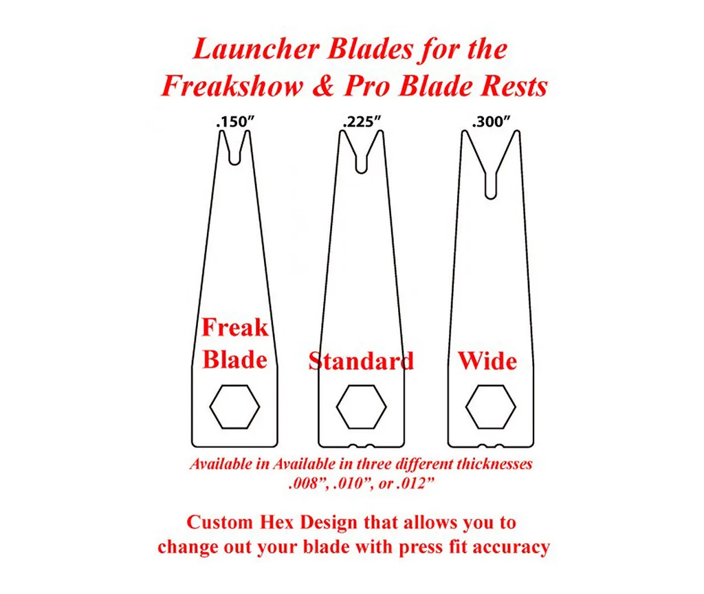 COMPOUND ARROW REST PARTS LAUNCHER PRO BLADE FREAK