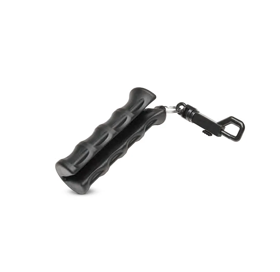 TRUGLO ARROW PULLERS LONG 4-FINGER SOLID RUBBER WITH KEYCHAIN BLACK