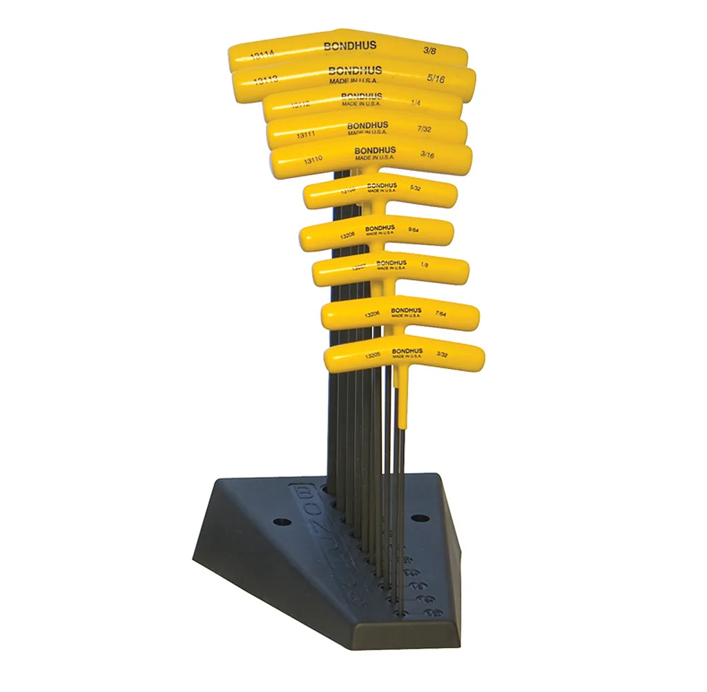 BONDHUS T-HANDLES INCH U.S. 3/32" > 3/8"  WITH STAND