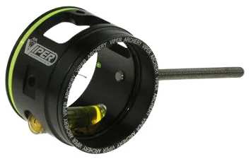 SCOPES WITH LENS 1 3/8" ZEISS OPTIC POWER 2X  FIBER OPTIC .019 GREEN
