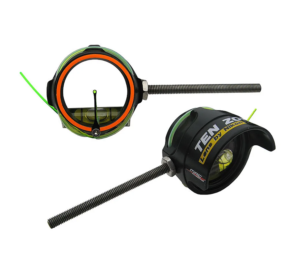 SCOPES WITH LENS TEN ZONE - NIKON - 0.75 - GREEN FIBRE OPTIC