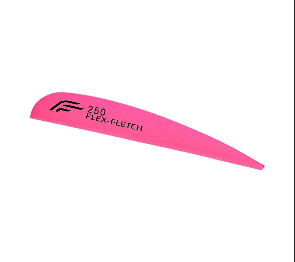 FLEX FLETCH FFP-250 PARABOLIC PEARL/ PINK 100/PK VANES