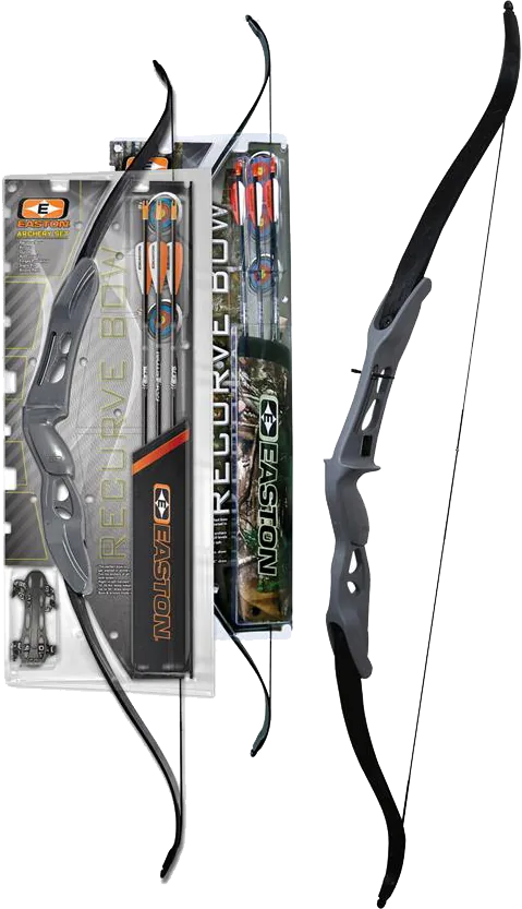 RECREATIONAL BOW PACKAGES BEGINNER 52" 10 - 20LBS RH/LH BLACK ACCENTS