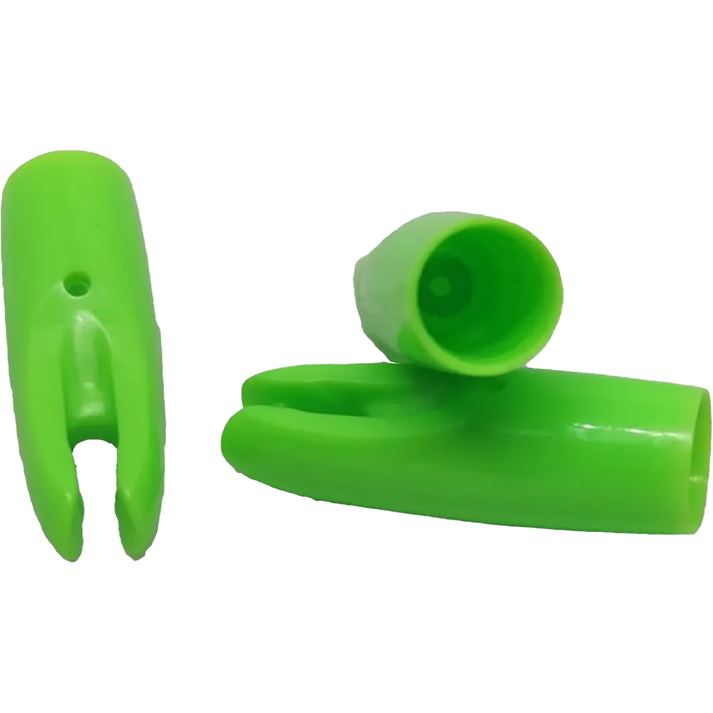 EASTON SCOUT 2 17/64 FLUO-GREEN 12/PK OVERFIT NOCKS