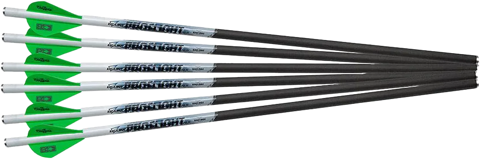 EXCALIBUR CROSSBOW BOLTS CARBON PROFLIGHT 18" FOR MATRIX 6/PACK