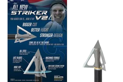 FIXED BLADE BROADHEADS STRIKER V2