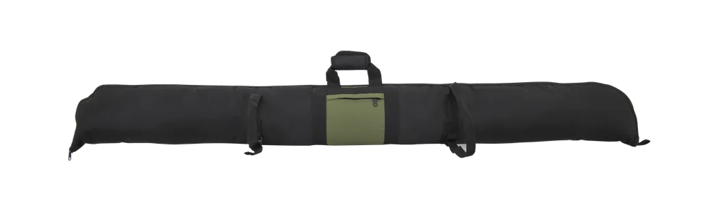 BUCK TRAIL TRADITIONAL SOFT CASE ONE PIECE RECURVE 160cm x 23cm BLACK/GREEN with ARROWTUBE STRAPS