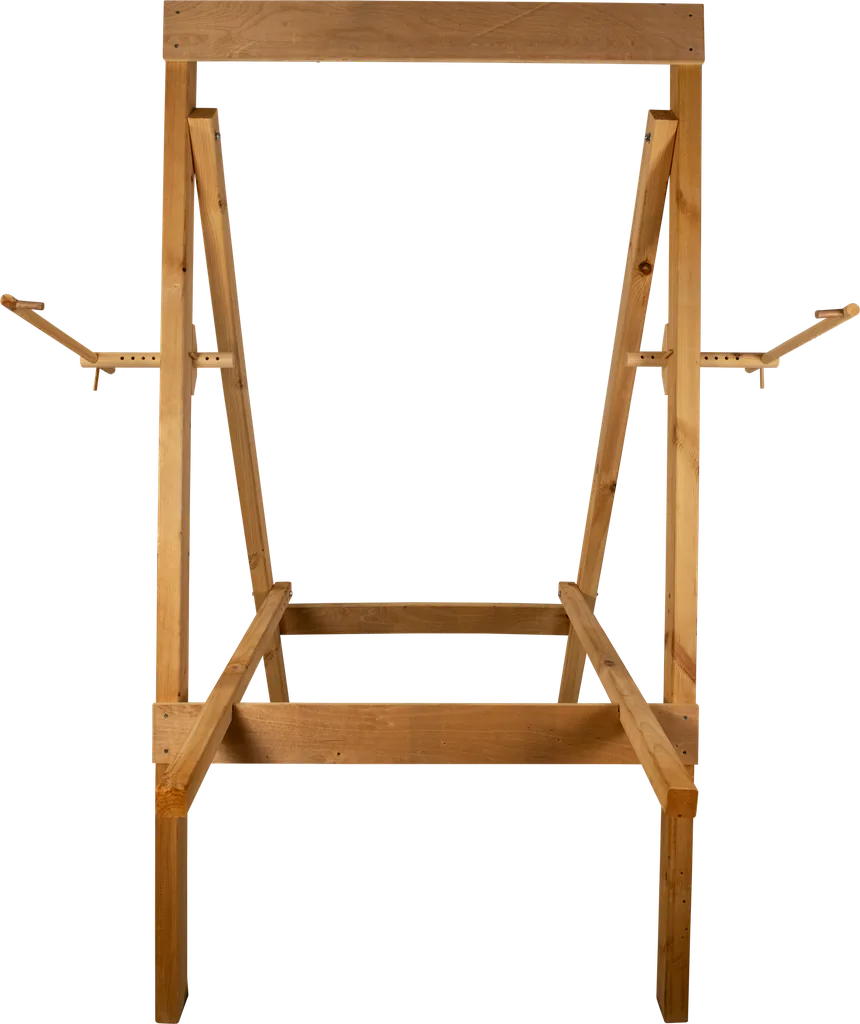 AVALON TARGET STAND DELUXE FULLY ADJUSTABLE - PINE WOOD MIN 90CM TARGET