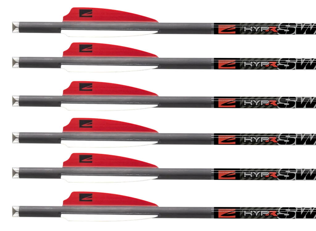 KILLER INSTINCT HYPR 22" SWAT CROSSBOW BOLT  6/PK