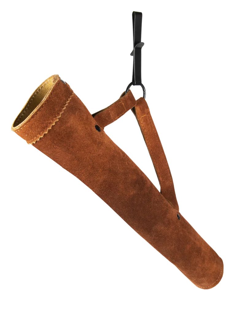 TRADITIONAL SIDE QUIVER CUB 43CM SUEDE