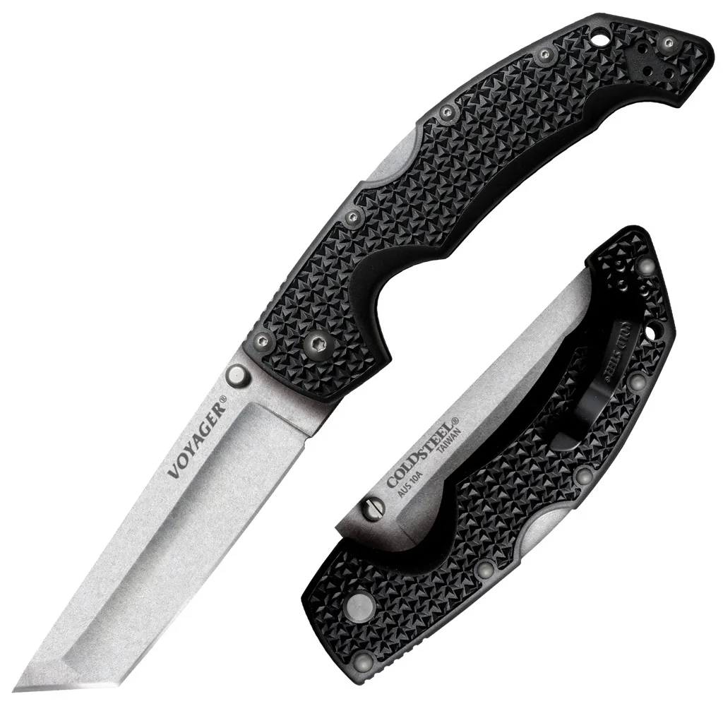 COLDSTEEL LARGE VOYAGER CLIP TANTO PLAIN - overall 23.50cm