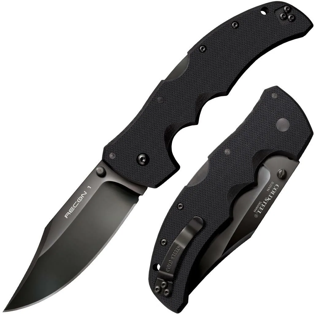 COLDSTEEL RECON 1 CLIP POINT PLAIN EDGE - overall 23.81cm