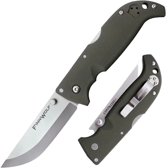 COLDSTEEL FINN WOLF OD GREEN - overall 20cm