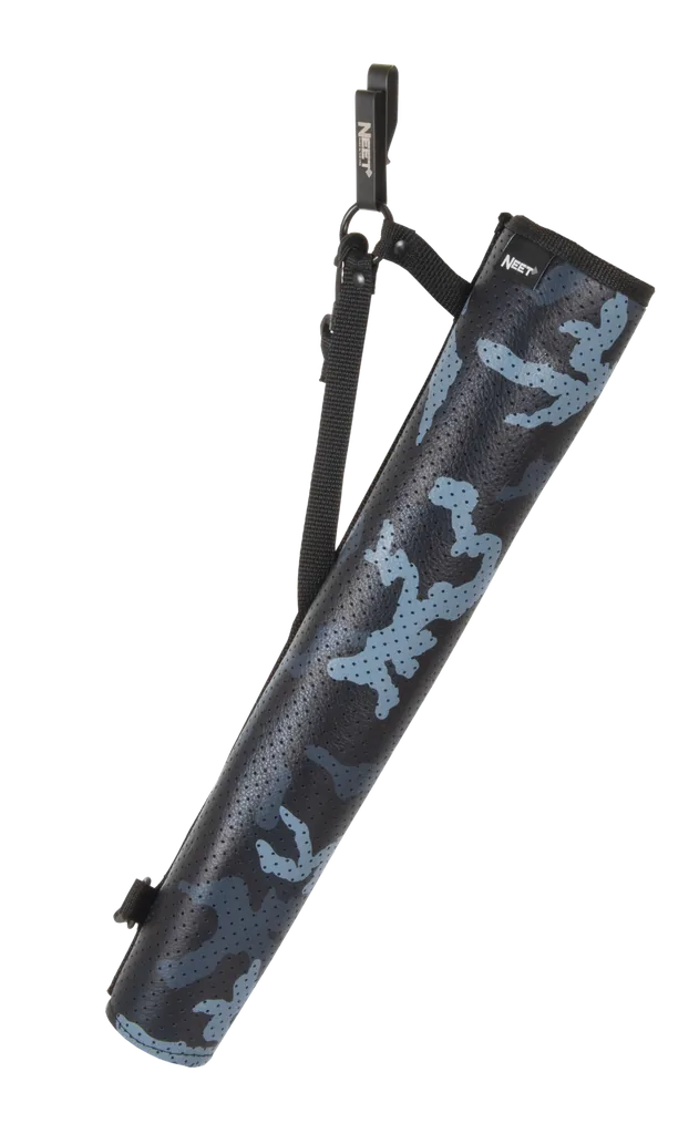 NEET QUIVERS FOR TRADITIONAL HIP N-613 PERFORATED LEATHER BLUE CAMO