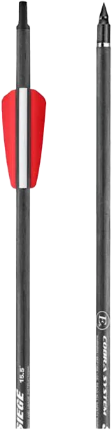 EK POELANG CROSSBOW BOLTS CARBON SIEGE 15.5" 6/pk