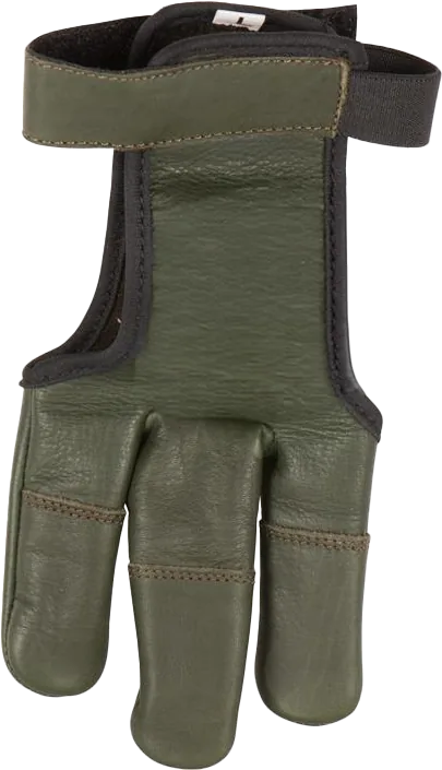 SHOOTING GLOVES FOREST FULL PALM LEATHER WITH REINFORCED FINGERTIPS