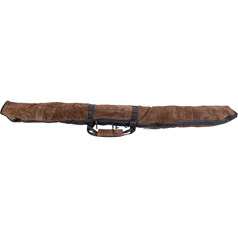 BUCK TRAIL TRADITIONAL LONGBOW SOFT CASE BROWN LEATHER 183CM x 13CM