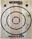 MORRELL WOODEN TARGET BATTLE AXE - 28"x36"x3"
