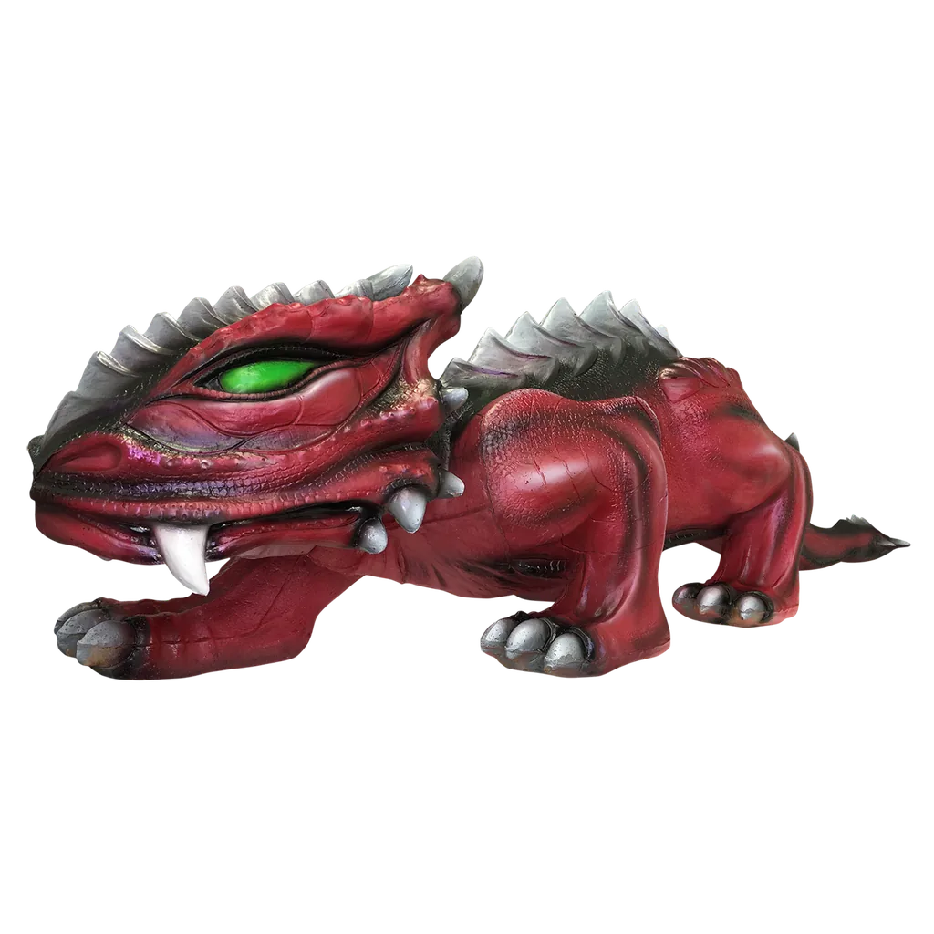 MMCRAFTS 3D TARGET MYTHICAL LIZARD RED