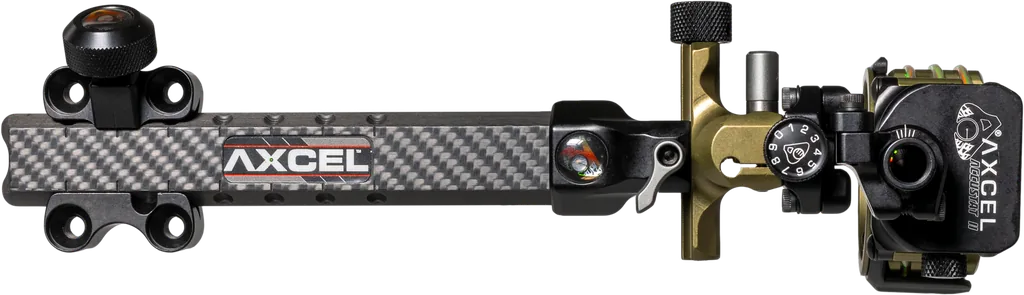 AXCEL ARMORTECH LITE PRO - CARBON PRO BAR 41mm - 3 PIN .019 TACTICAL BOWHUNTING/BLACK