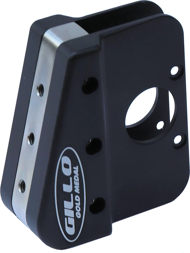 GILLO G4 BARE BOW COVER 2X ALUMINUM PARTS.STAINLESS STEEL CENTER