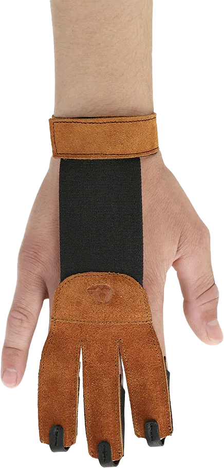 SHOOTING GLOVE ROOTS LEATHER FULL PALM WITH LEATHER FINGERTIPS