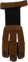 SHOOTING GLOVE TRADITIONAL LEATHER WITH LEATHER FINGERTIPS