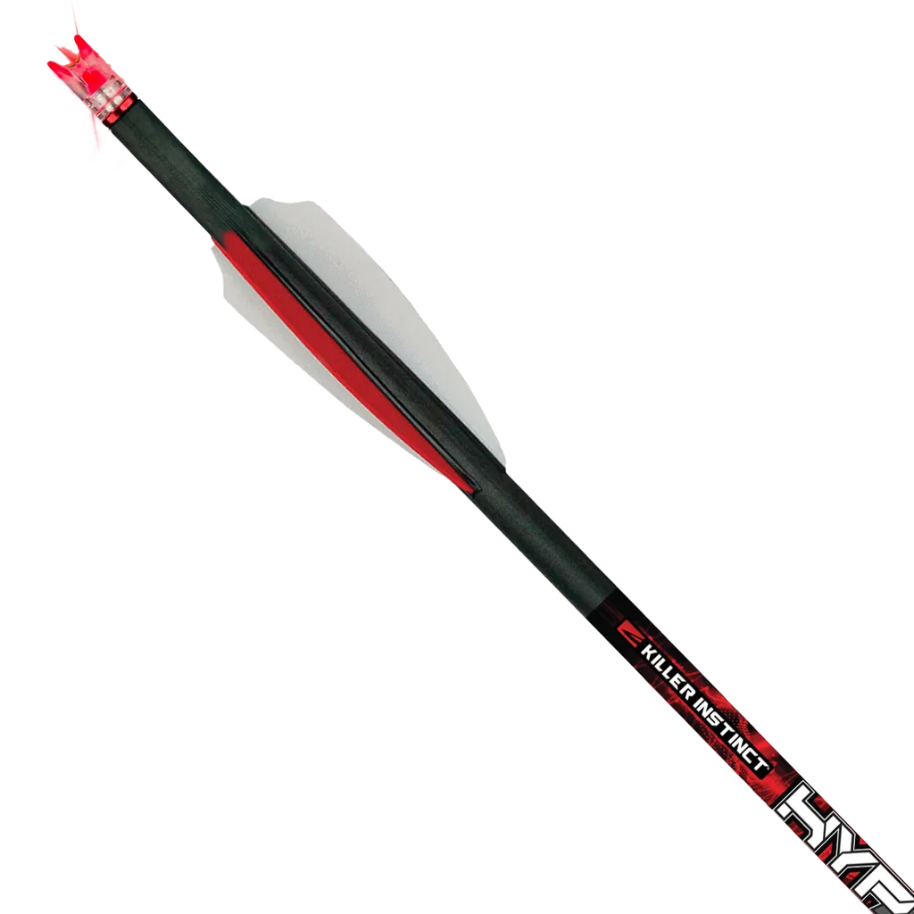 KILLER INSTINCT LIGHTED HYPR-V 20" CROSSBOW BOLT 3/PK