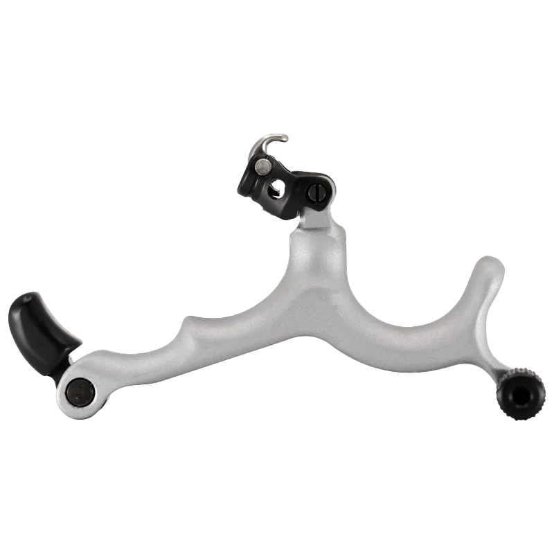BACK TENSION RELEASES BT PRO BRASS CERAKOTE SILVER - BACK TENSION 3-FINGER