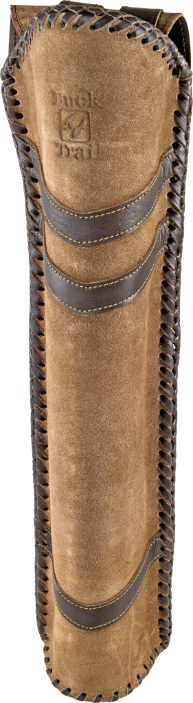BUCK TRAIL TRADITIONAL BACK QUIVER NOMAD 52CM LEATHER BROWN AMBIDEXTROUS