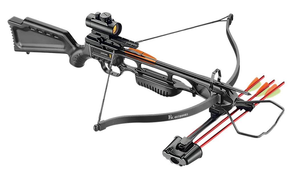 EK POELANG RECURVE CROSSBOW SETS JAG 1 SIMPLE 220fps BLACK 150lbs