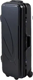 SHIBUYA RECURVE CASES TRANSPORTER 49.0L WITH WHEELS BLACK