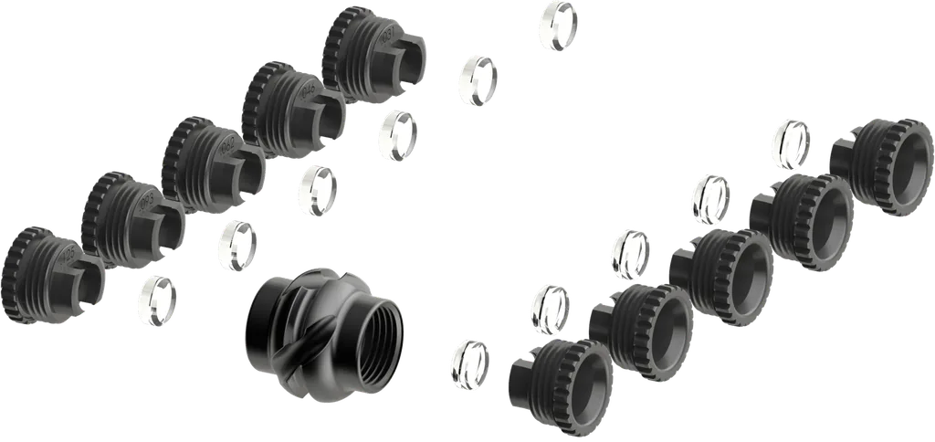 SPECIALTY ARCHERY DELUXE STACK IT PEEP KIT contains all apertures + clarifiers + 3 verifiers