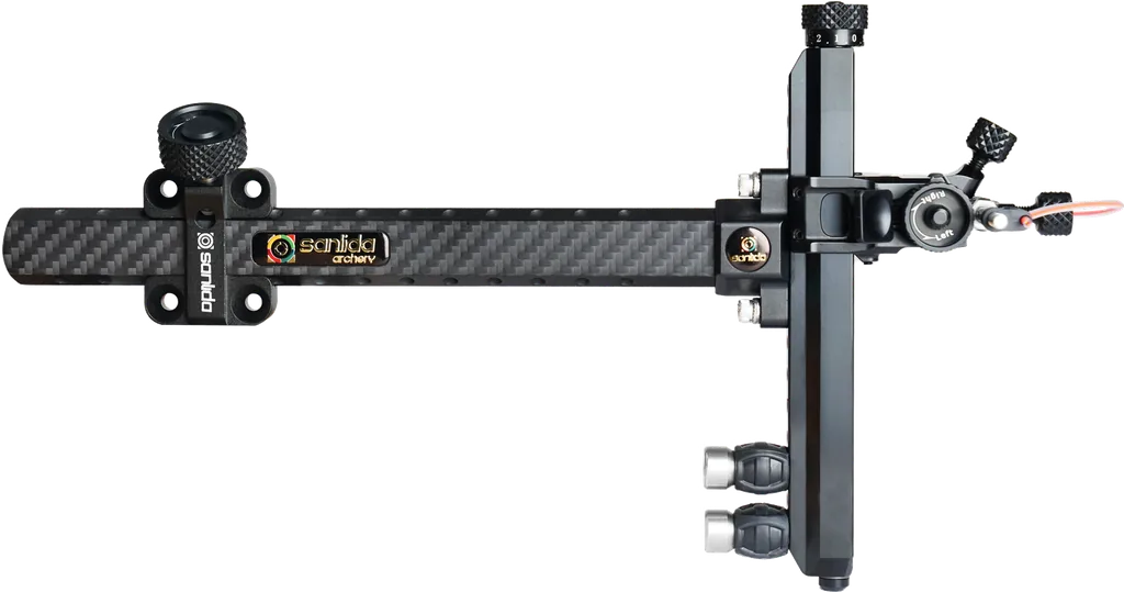 SANLIDA MIRACLE 10 II RECURVE SIGHT EXTENSION 9" RH BLACK