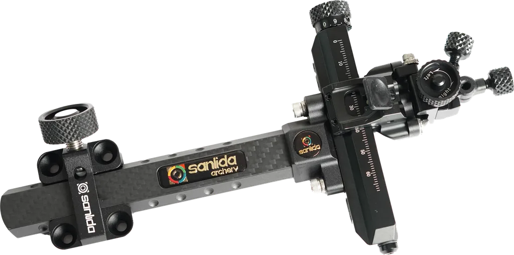 SANLIDA HERO 10 II COMPOUND SIGHT 6" EXTENSION RH BLACK