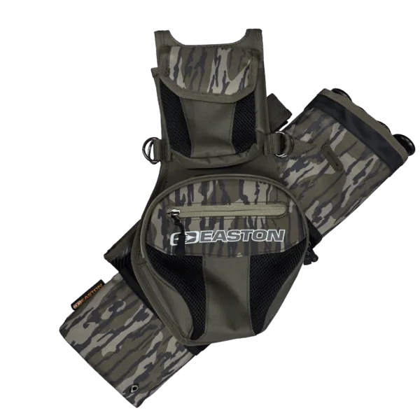 EASTON TARGET QUIVERS FLIPSIDE 4-TUBE QUIVER R/L MOSSY OAK BOTTOMLAND