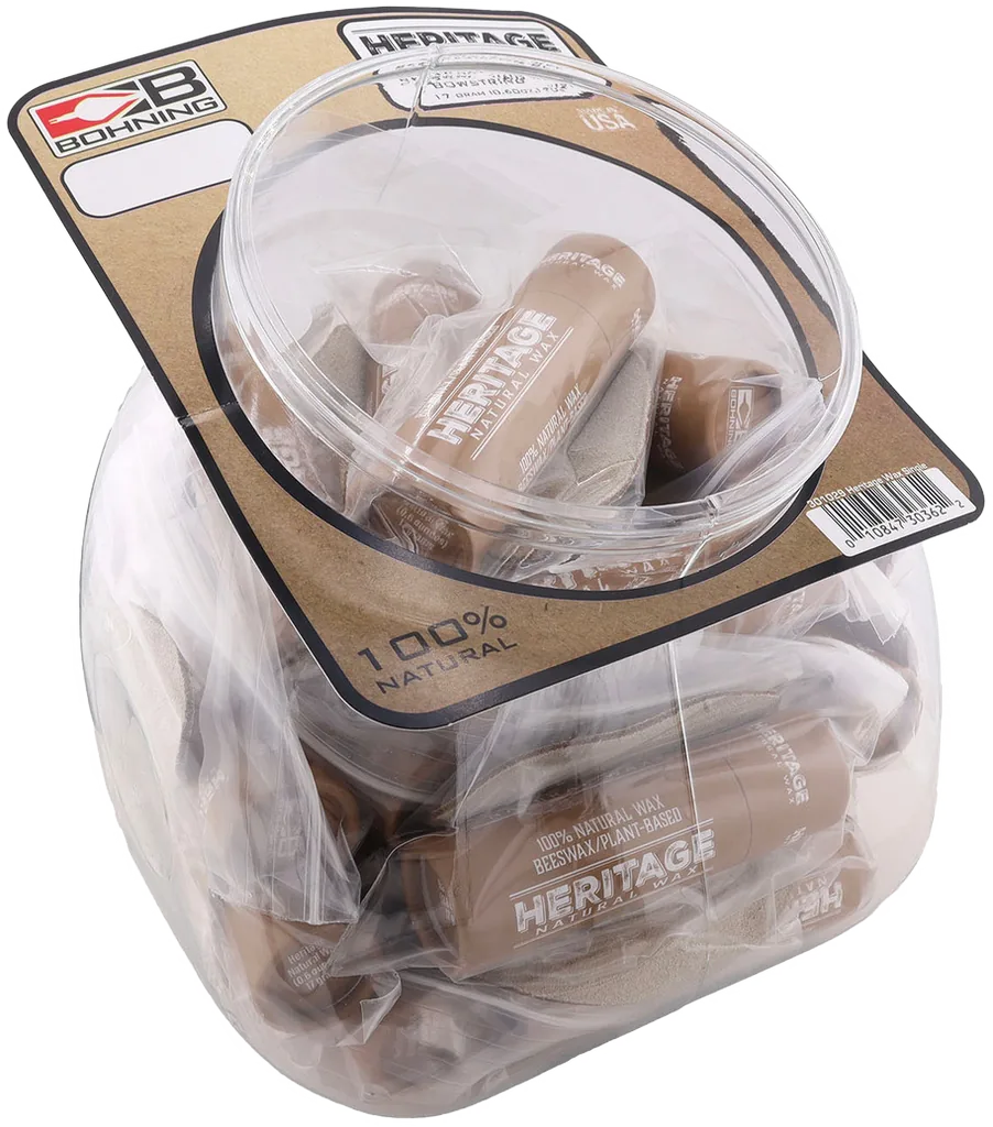 BOHNING HERITAGE NATURAL WAX FISH BOWL 24PCS