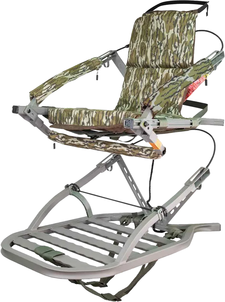 SUMMIT TREESTAND CLIMBER DUAL THREAT PRO SD MOSSY OAK BOTTOMLAND