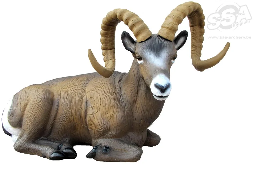 SRT TARGETS 3-D ROCKY MOUNTAIN SHEEP BEDDED- GROUP 1 - L96cm H43cm