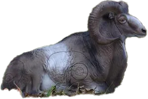 NATUR FOAM 3D TARGET MOUFLON - LYING