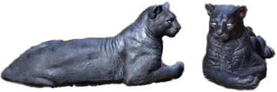 NATUR FOAM 3D TARGET PANTHER BLACK