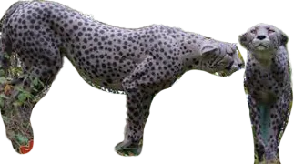 NATUR FOAM 3D мишена гепард