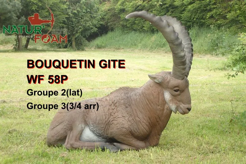 NATUR FOAM TARGETS 3-D IBEX - BEDDED
