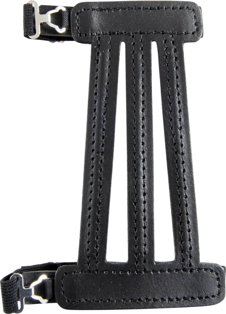 SINGLE ARMGUARDS AB8 JUNIOR LEATHER 2 FASTENERS