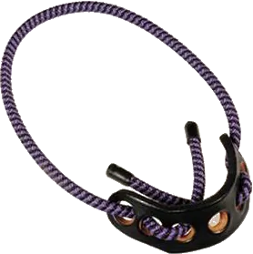 WRIST SLINGS PBSL SPIRAL WITH LEATHER MOUNT BLACK